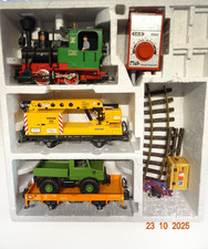 LGB Spur G 23401 Startset mit Kranzug und Dampflok siehe Fotos in OVP JL3789