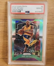 2019 Panini Prizm Green Prizm Kobe Bryant PSA 10