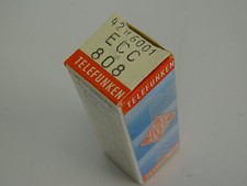 1x ECC808 TELEFUNKEN TUBES NOS FACTORY SEALED NEW BOXED