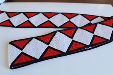 rot weiße Borte Harlekin 6,80
