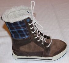 Timberland Boots Earthkeepers Pannaway Ek Roll top NEU Gr.31 / 13 Braun / Karo