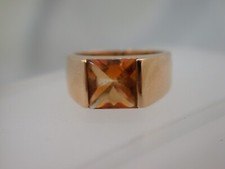 edler  Ring Cartier Tank Citrin Gelbgold 750