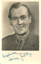 HEINZ SCHULTZE Original Autogramm signierte VEB Postkarte 50er Jahre