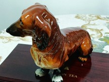 Goebel (ohne Stempel) Porzellan Hund Dackel 11X29X27, Vintage