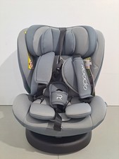 Reecle 360 Drehbar i-Size Kindersitz mit ISOFIX 40-150 cm 0-12 Jahre Grau