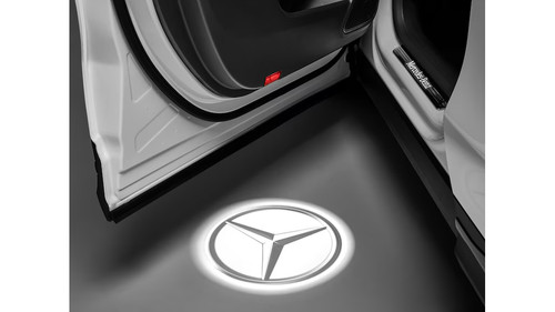 Mercedes led logo projektor - led,