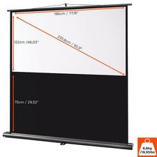 celexon LW Ultramobil Leinwand 200x125cm 16:10 Stativ Profi Projektor