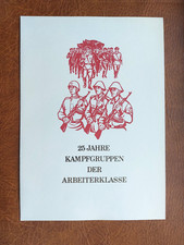 Gedenkblatt DDR - 25 Jahre Kampfgruppen, A8-1978-19.09.1978