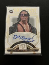 2024 Panini National Treasures WWE Bret Hart Greatest Signatures 05/49