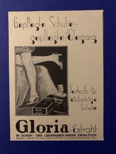 1929 gloria extrakt schuhe - gloria, extrakt,