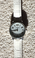 Wempe Armbanduhr für Damen, weißes Armband, ungetragen