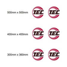 Tec Wohnwagen Aufkleber Set -