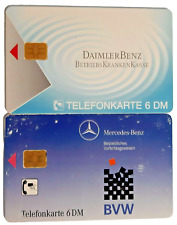 Telefonkarte Mercedes-Benz BVW und Daimler Benz BKK 6 DM