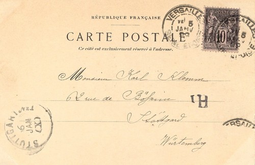 Württemberg 1899 h1 und - 1899/00,, "h1"