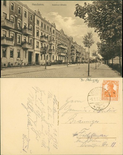 Postcard neudamm - postcard, (neumark)