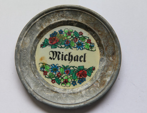 Vintage zinnteller - vintage:,