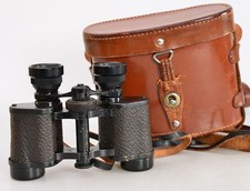 Antikes Fernglas 6x25 mit Lederkoffer ⭐✅ (8263)