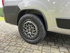 für VW Crafter MAN TGE SY SZ Fondmetal Bluster Felgen 8x18 ET50 18 Zoll titanium