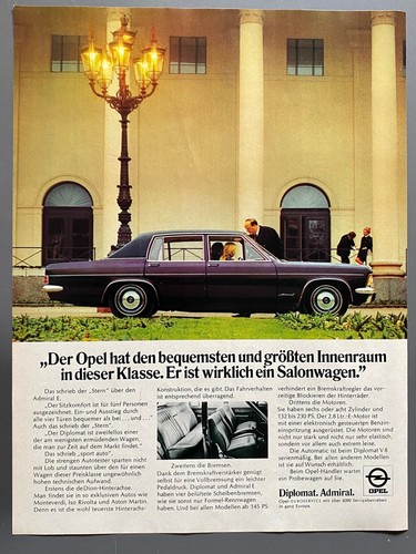 Opel diplomat admiral - diplomat,