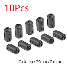 10X Klapp-Ferrit Filter Mantel Strom Ferritkern Entstörung Für Kabel 3.5/4/5 mm