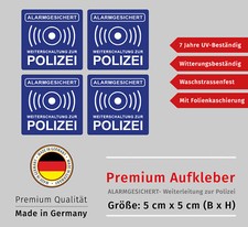 Aufkleber polizei - polizei, 4x