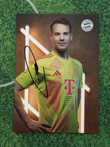Manuel neuer autogrammkarte - manuel,