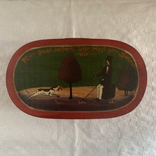 Handbemalte Spanschachtel Mit Spruch Aufbewahrung Box Schatulle Vintage