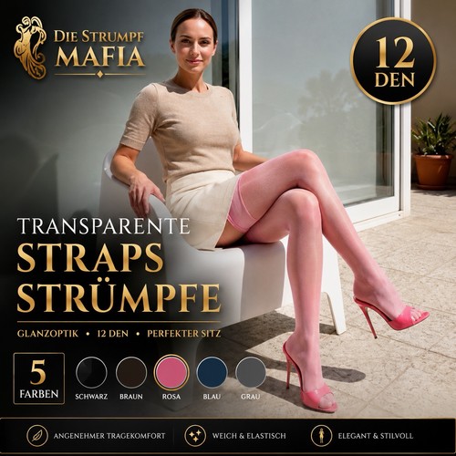 12den sexy transparente nylons - transparente,