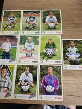 Konvolut: 10 signierte AK Borussia Mönchengladbach - Handsigniert, Original