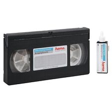 Hama VHS Reinigungskassette Ton-/Lesekopf Reinigungsset + Reinigungsflüssigkeit