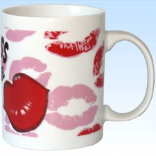 Kussmund Kaffeebecher Liebe