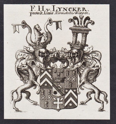 Lyncker wappen coat - lyncker,