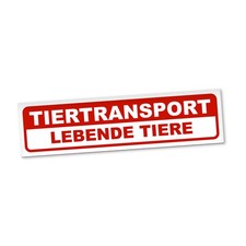 Tiertransport Magnetschild Auto Versand Lebende Tiere Magnetfolie Geschenkidee
