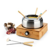 Fondue Set Edelstahl Topf