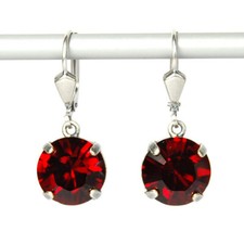 KRIKOR Damen Ohrringe ruby red