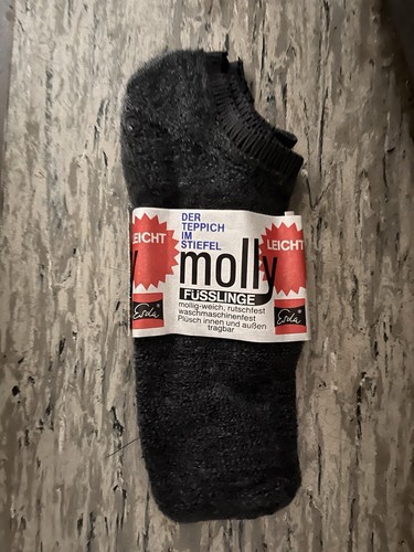 Füsslinge molly anthrazit ddr - füsslinge,