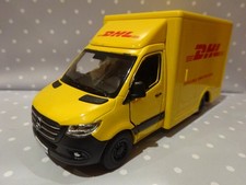 Mercedes Sprinter DHL Postauto Modelauto ca.12,5cm Hochdach Rückzugmotor 1:48