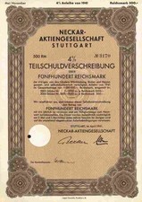 Neckar AG 1941 Stuttgart