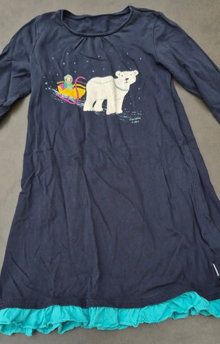 Jako shirtkleid blau eisbär - shirtkleid,