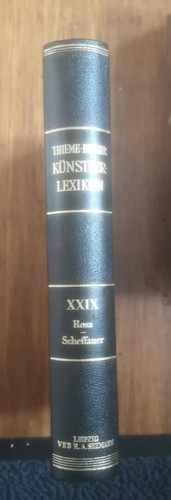 Thieme becker künstler - thieme, /