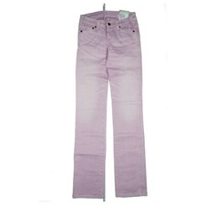 Pepe Jeans French stretch Hose Straight Leg Regular Waist W24 L34 used Pink NEU