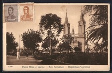 San Fernando, Plaza Mitre e Iglesia, Ansichtskarte 