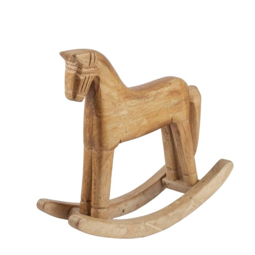 Schaukelpferd aus holz - aus,