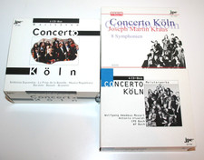 CONCERTO KÖLN - 8 Symphonien, Meisterwerke, Raritäten - 3 CD BOXEN -  13 CDs RAR