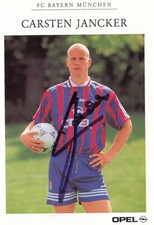 Carsten Jancker: Bayern München Karte aus 90iger Jahren