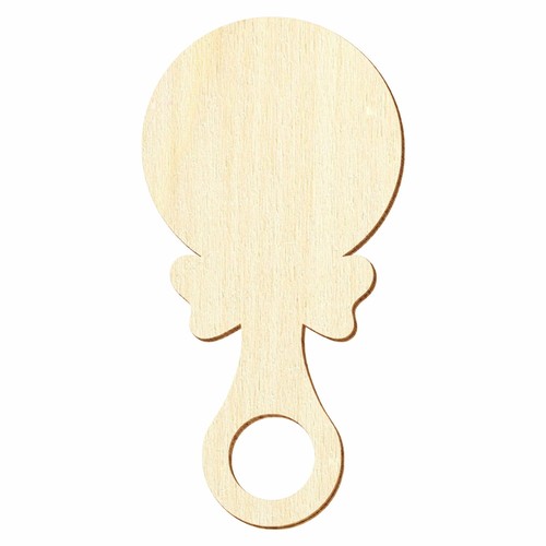 Holz babyrassel deko basteln - holz,