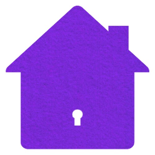 Haus filz untersetzer - filz,