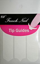 48 Selbsklebende French  Schablonen, Mix, Nagel Schablonen,Sticker,Smileline