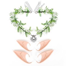 Elfen Kopfschmuck mit 2 Paar