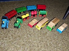 Brio  Holz Lokomotiven blau